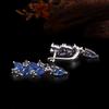 Romantic Natural Kyanite Earrings Pear 4*6mm Real Gemstone 925 Sterling Silver Luxury Fine Jewelry for Women's Anniversary Gifts