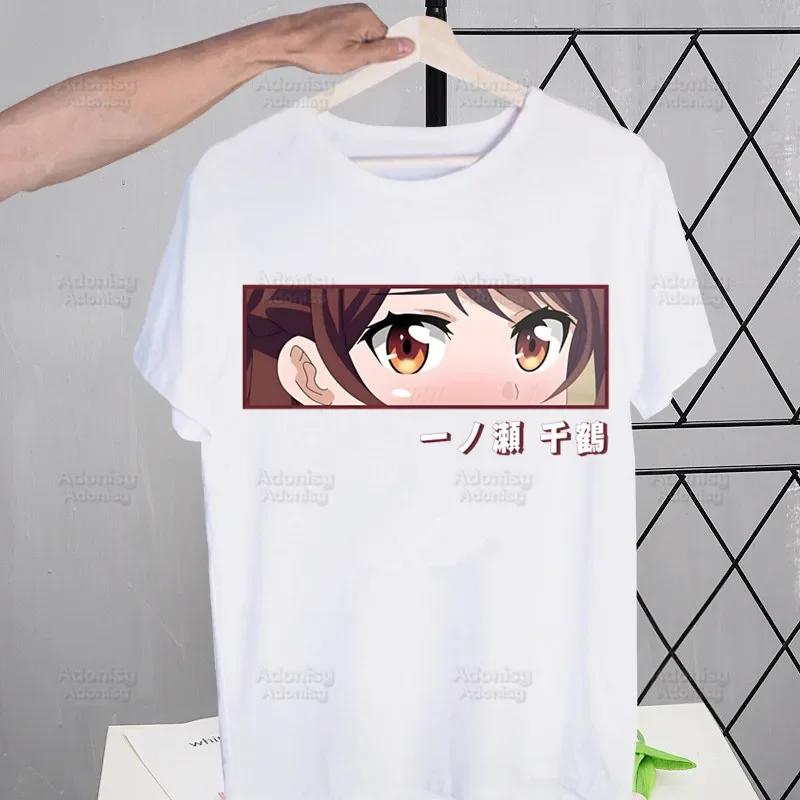 Rent A Girlfriend Chizuru Mizuhara T-shirts Funny Hip Hop Summer Women Men Tshirts Streetwear Ulzzang Harajuku T-Shirt Shirt