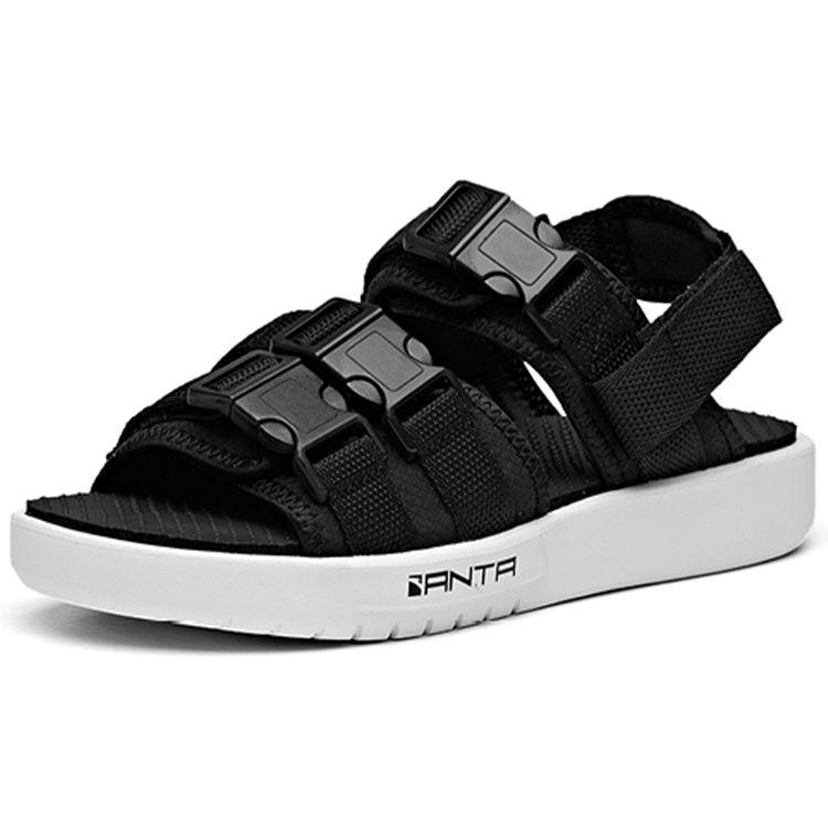 Anta Comfortable Versatile Beach Sandals Women Footwear Black 922036901-1