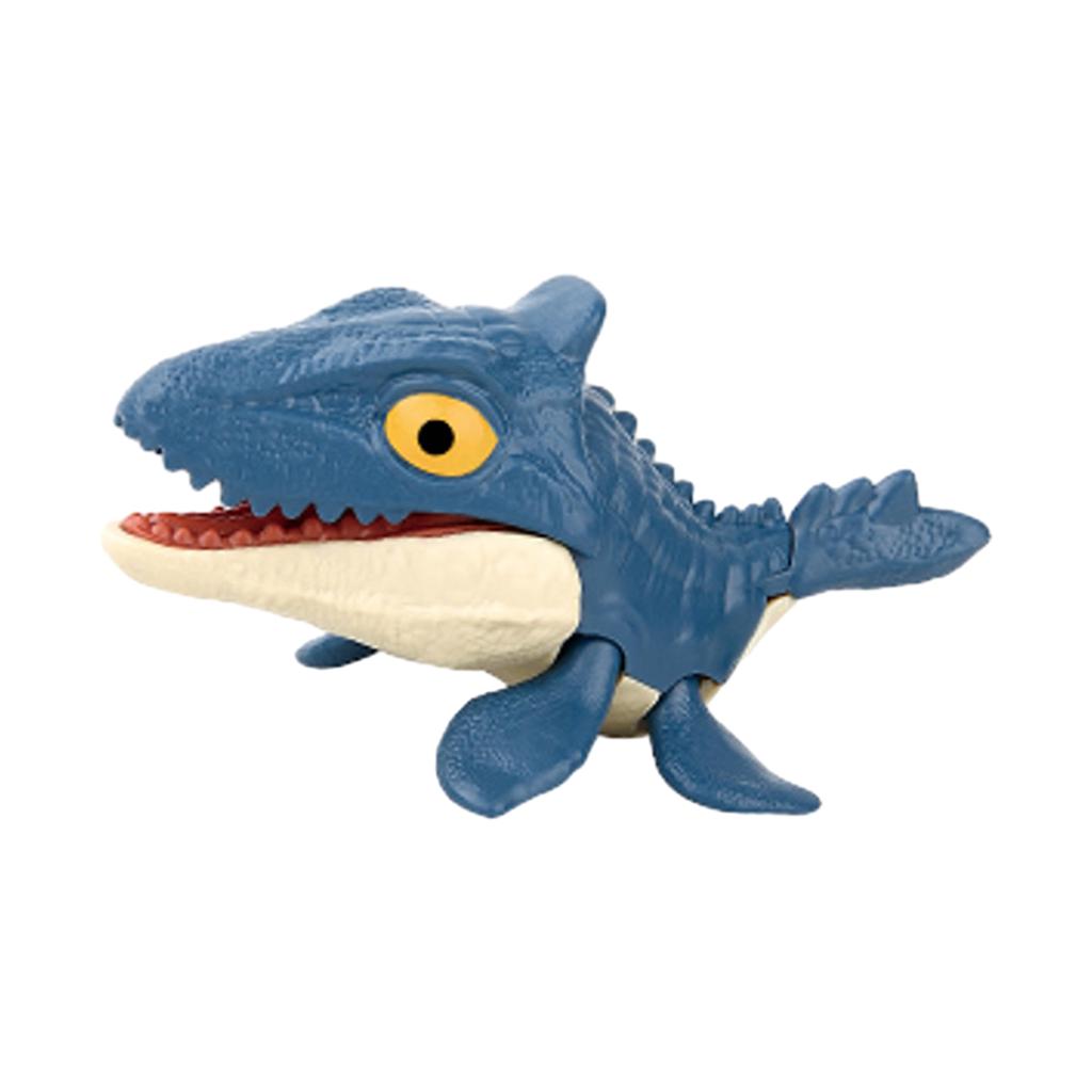 Snap On Dinosaur Finger Puppet Toy Action Figure Model Animal Children Joint Dinosaur Figurine Kids Interactive Toy