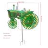 Pastoral Courtyard Windmill: Rotating Airplane Weather Vane Outdoor Ground Decor