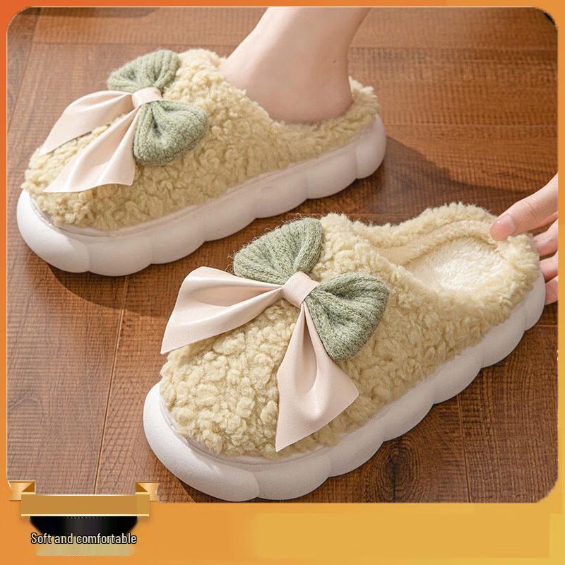 Joyful Home Bowknot Winter Warm Slippers 40-41 1060₽