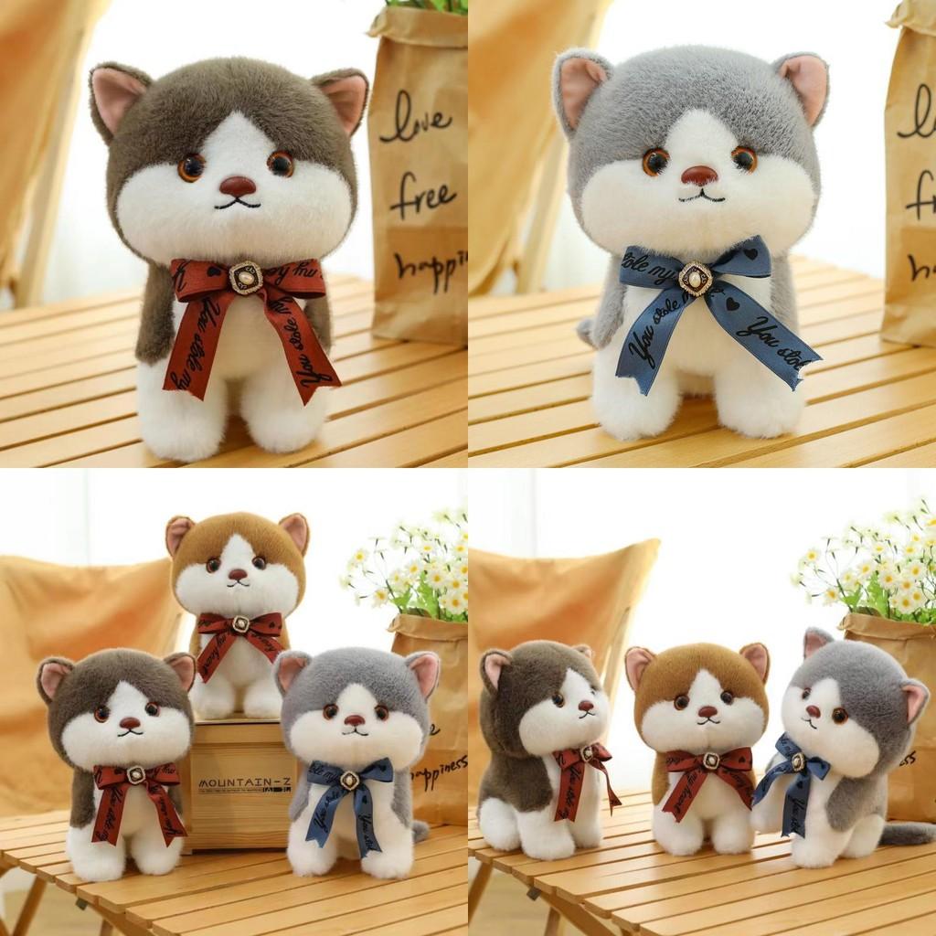 Plush Cat Fluffy Toy Cute Tricolor Cartoon Girl Children Birthday Holiday Gift