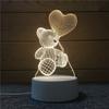 3d Nightlight Vision Bedroom Creative Desk Lamp Diy Holiday Gift Usb Direct Plug