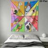 Digimon Heroes Epic Battles Await Tapestry Fashion Print Background Cloth Wall Covering Decoration Atmospheric Background Cloth Home Decor
