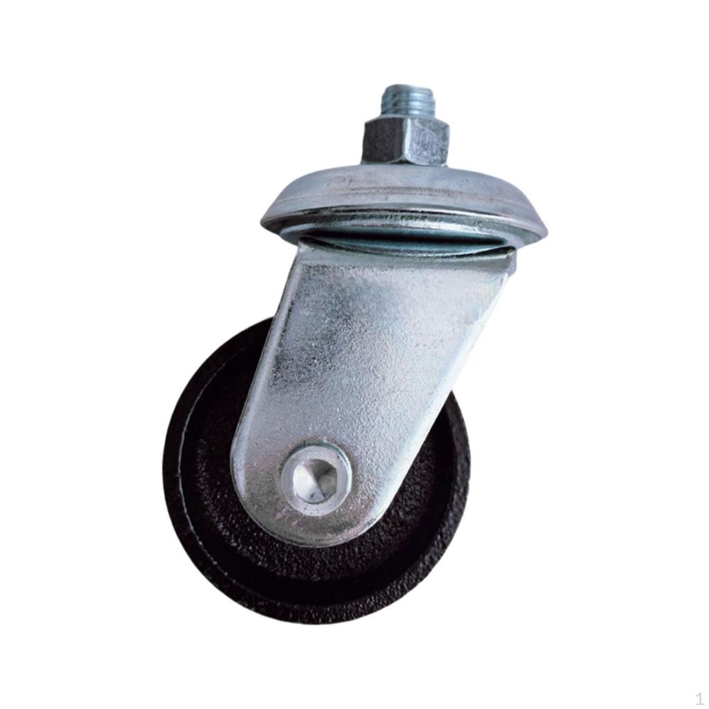 Floor Jack Caster Accessories Easy to Install Smooth Metal Spare Parts Stability Replace