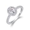 Original Factory Price Oval Ring Moissanite Jewelry VVS1 Women Ring Fashion Jewelry Gem Rings Engagement Band S925 Ring