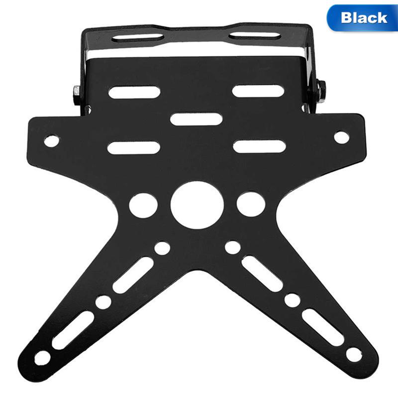 Universal Aluminum Adjustable Mount Bracket Registration Number Plate Cover Motorbike Parts Motorcycle License Plate Holder
