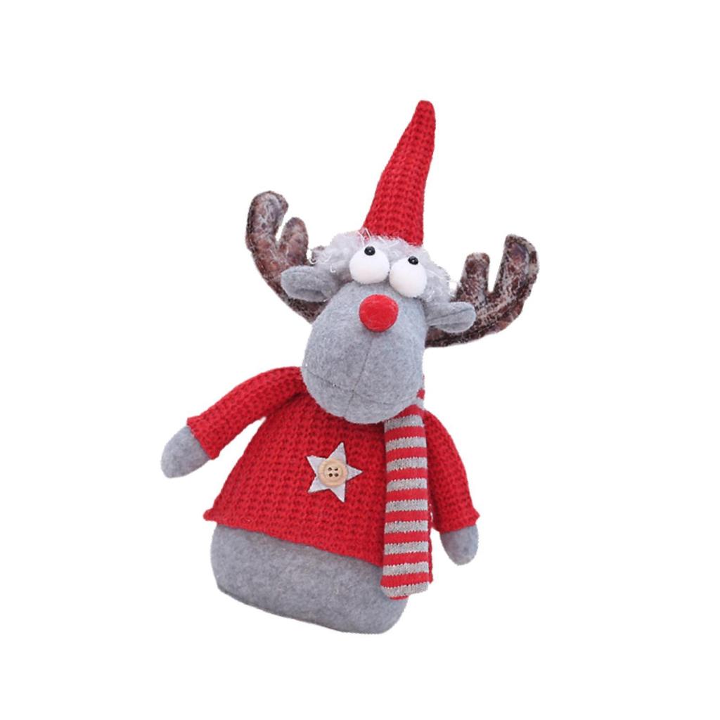 Christmas Doll Decoration Table Top Christmas Decor for Store Bedroom Window