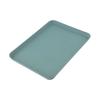 Rectangular Serving Tray Anti Slip Scratch Resistant Plastic Food Serving Tray Non-slip Heat-resistant No Fading Heightened Edge