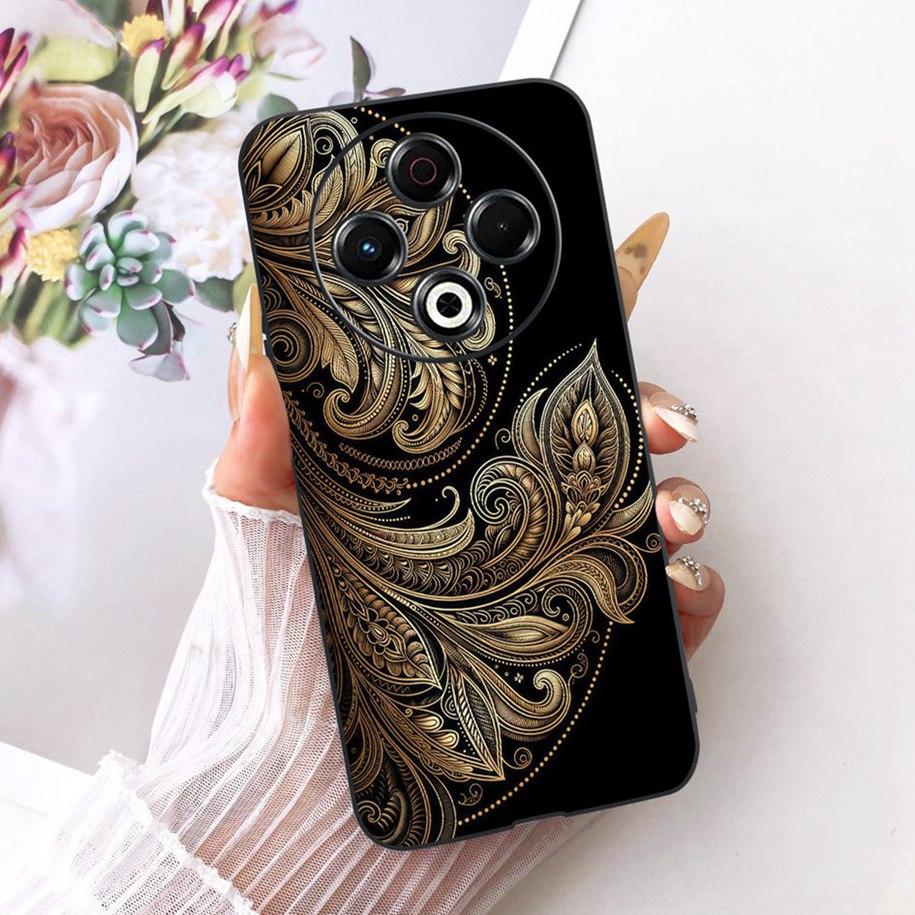 For Tecno Spark 30 30C 4G Case KL6 kl5 kl5n Luxury Painted Soft Silicone Shockproof Cover on Tecno Spark 30 Pro KL7 Spark30 Capa