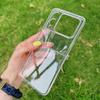 Huawei Nova Flip Phone Case: Foldable with Anti-Drop TPU Soft Shell, Side Hanging Strap, Metal Buckle.