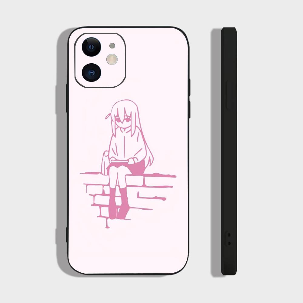 

АНIME B-Bocchi The Rock-l Для IPhone 13,17,11,12,16,14,15,Plus,Pro Max Мягкий силиконовый черный чехол для телефона IPHONE 13PRO