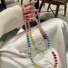 Laccetto per Telefono a Forma di Farfalla con Cristalli Arcobaleno e Cordino in PVC per Donna e Uomo