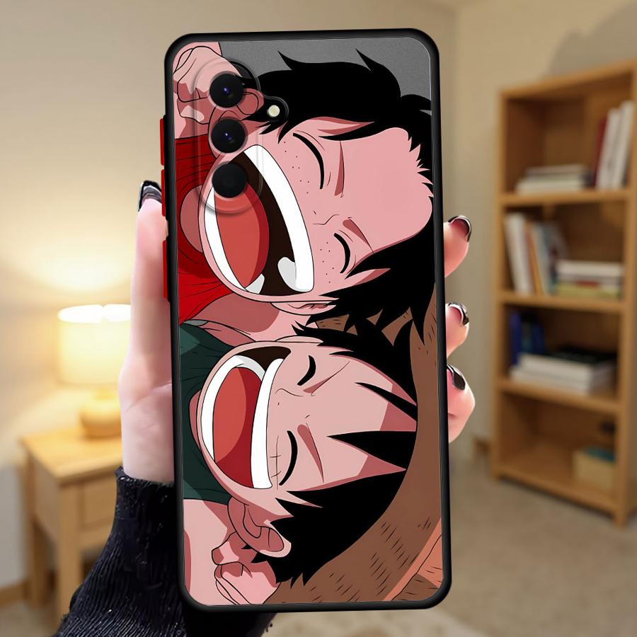 One Piece Anime Luffy Case for Samsung Galaxy A14 A23 A56 A55 A16 A15 A53 A52S A72 A34 A36 A35 A73 A33 A54 A17 A52 Phone Cover