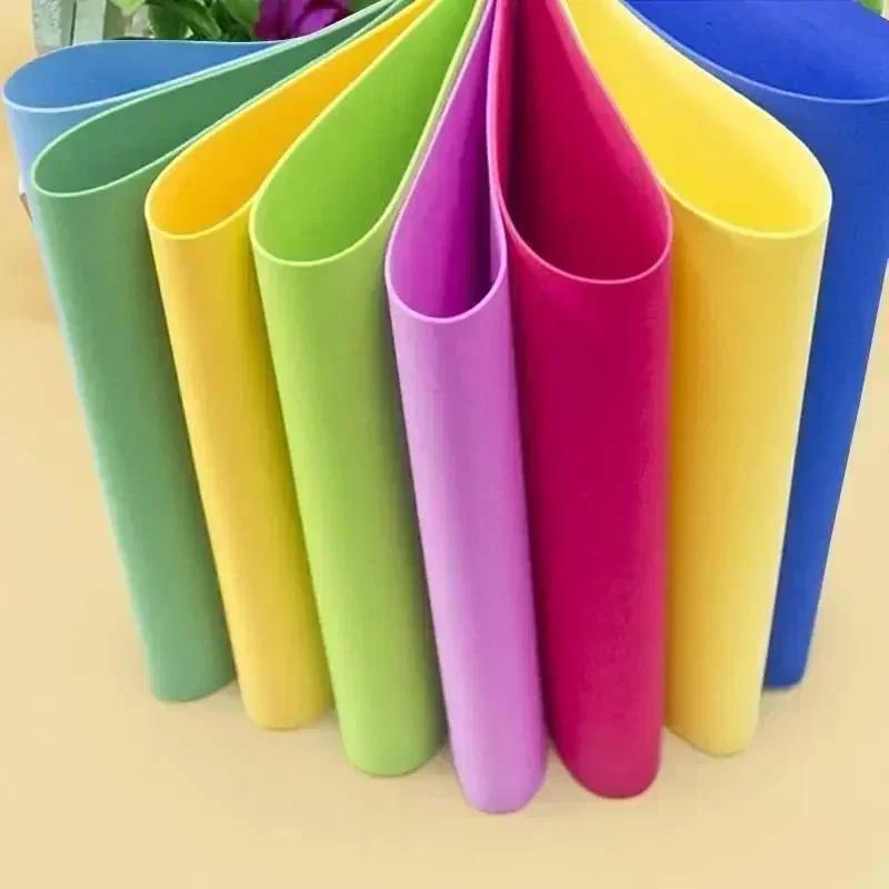 10 Sheets Thick Multicolor A4 Sponge EVA Foam Paper Kids Handmade DIY Hand Craft