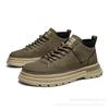 High-top new British-style retro mid-top thick-soled heightening board shoes, comfortable soft-soled casual trendy shoes