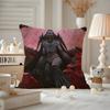 Wayne Barlowe Cushion Cover Anti-dustmite Pillowcase Invisible Zipper Silky Short Plush Sofa Cushion Cover
