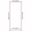 VidaXL Brown Doormat 115x300 Cm 4105631