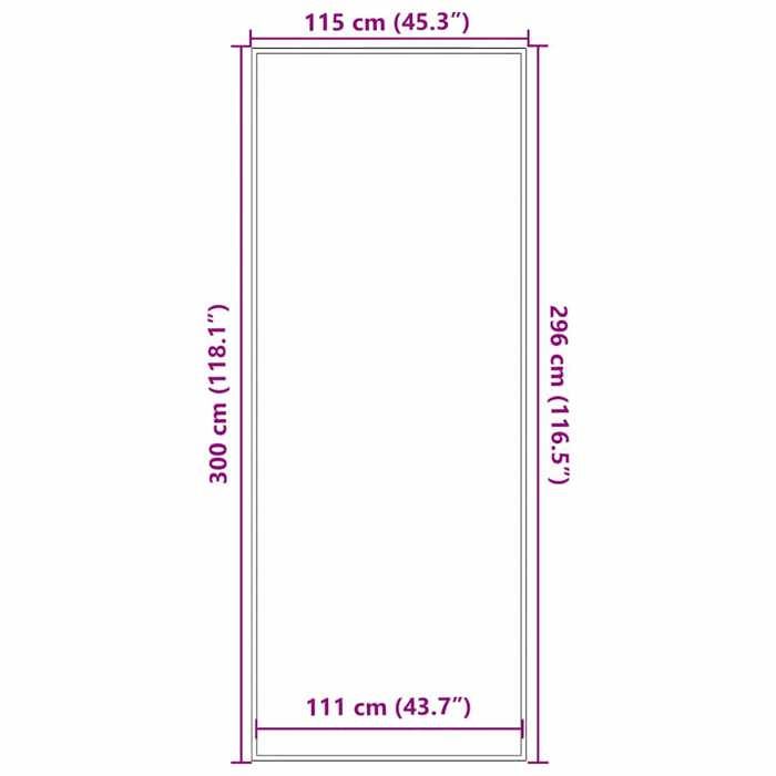 VidaXL Brown Doormat 115x300 Cm 4105631