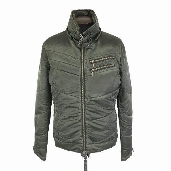 RUPERT EDGE Gepolsterter Hoodie Blouson Oberbekleidung/Herren M/Dunkeloliv/Abnehmbare Kapuze & Kunstfell(GEBRAUCHT)