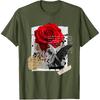 Streetwear Graphic Dark Floral Urban Aesthetic, Mens Fashion T-Shirt
