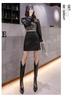 2026 Autumn/Winter Matte Frosted Coffee PU High Waist A-Line Midi Skirt