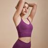 Medium Support Back Cross Sports Bra Quick Drying Wide Underwear Yoga Bra Top Bra Top with Cups [Yomoment] Non-Sway