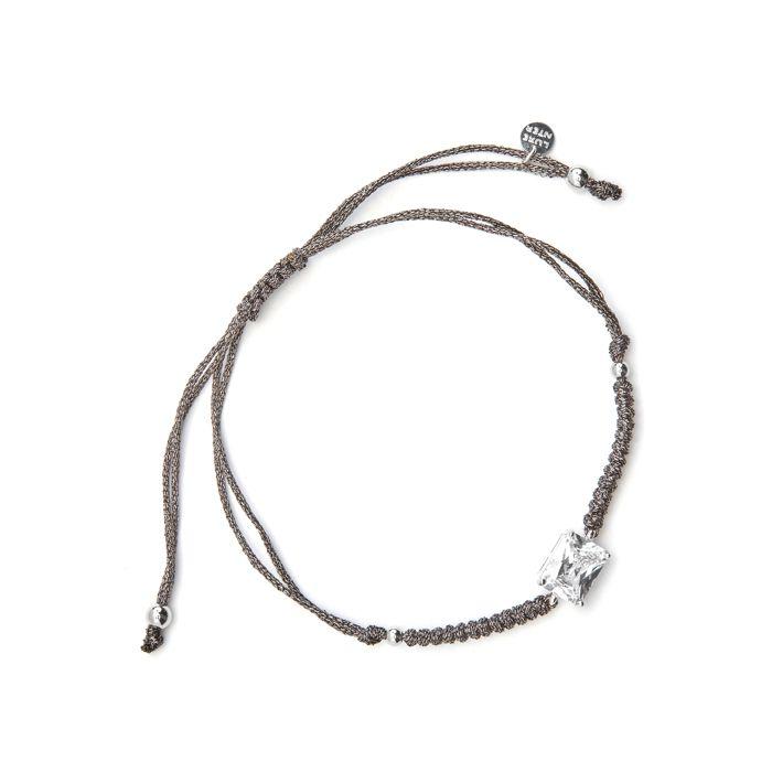 Bracciale - LUXENTER - Seventaitres - Argento sterling 925 - Placcato rodio - Zircone 7x6 mm