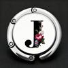 Foldable Bag Hanger Hook Purse Hook Handbag Hanger Table Hook Holder With Personalized Letter A-Z, Portable Table Hook For Women