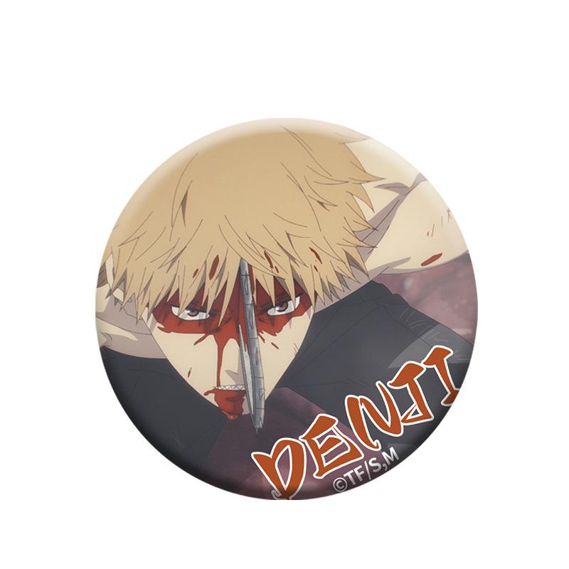 Chainsaw Man Official Anime Merchandise: Denji, Makima, Aki Hayakawa Screenshot Badge Series 3 58*58mm
