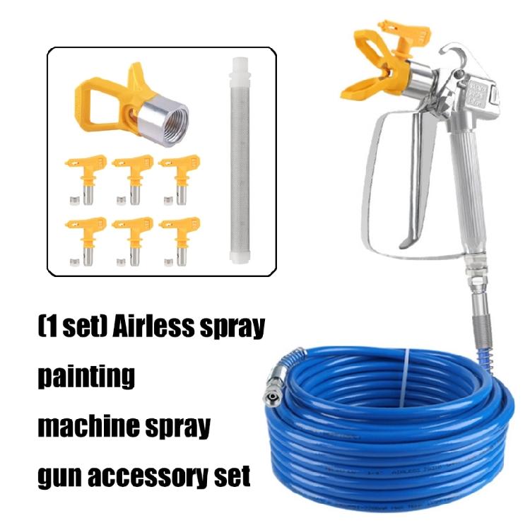 Premium Airless Sprayer Components Set with Nozzles Seat Filter Heat Resistant Metal Plastic Painting Tool Part