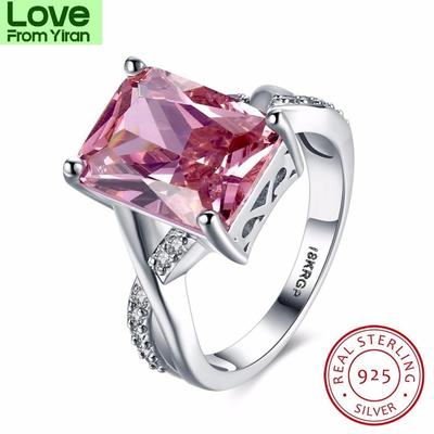 Echte Kristalle Ine Schmuck Ring Ring