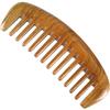 Ox Ridge Jade Green Sandalwood Massage Comb - Anti-Static Hair Loss Therapy.