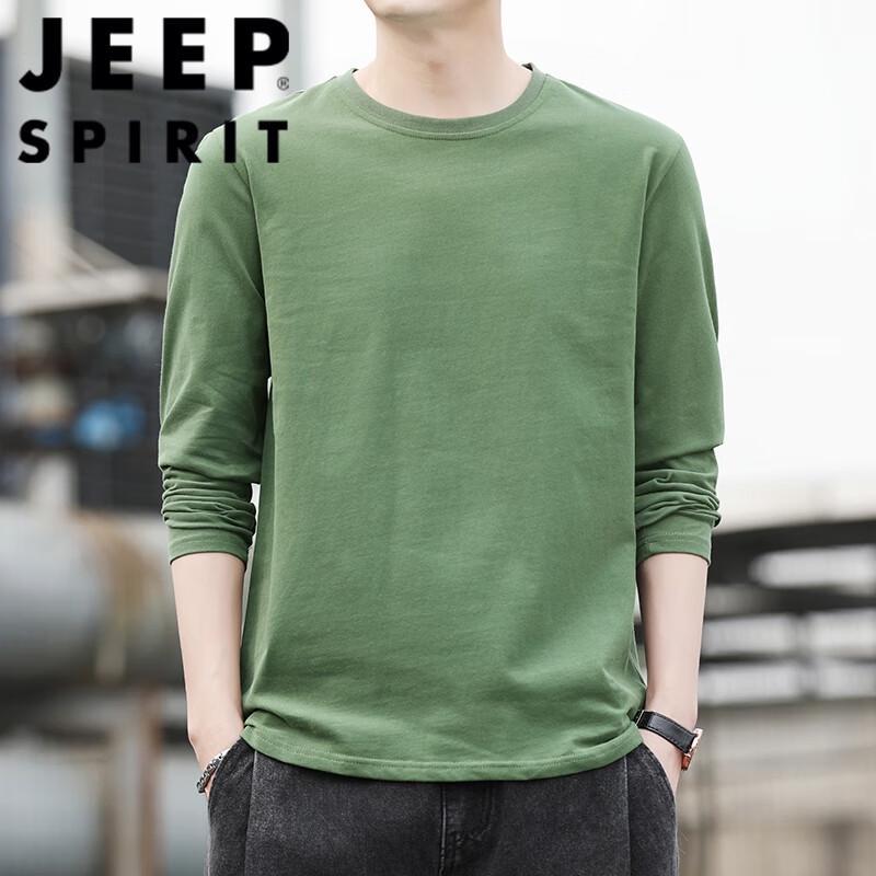 Jeep Spirit Men s Casual Long Sleeve T-Shirt XL