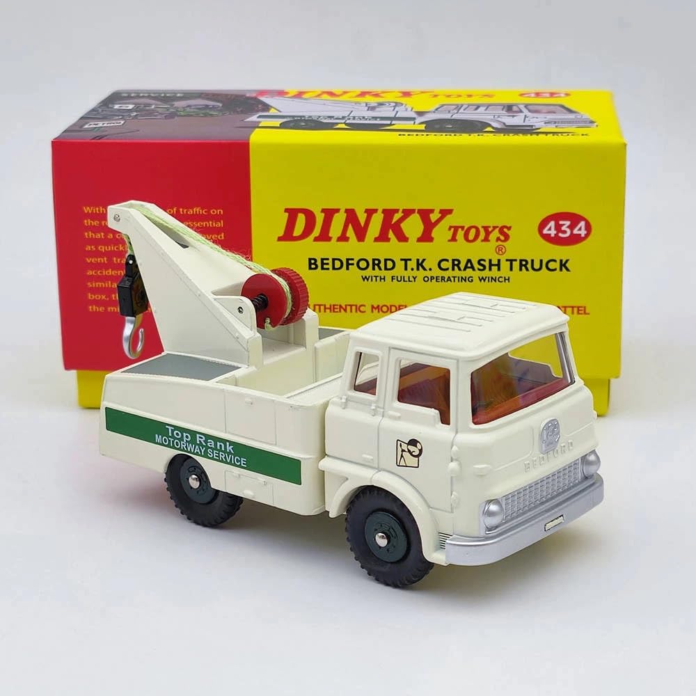 DINKY TOYS 1/43 Bedford TK Пожарная машина - Переиздание Dinky Литая модель бежевый