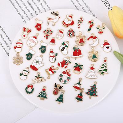 1 Set Ciondolo Decorazione Stile Natalizio Squisito Elegante Lega Delicato Ciondolo Fai da Te per Ragazze