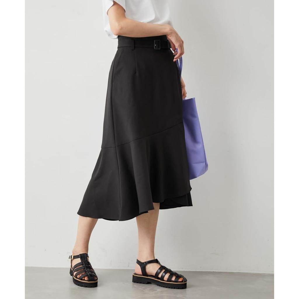 ROPE PICNIC Powder Twill Stretch Blue Maine Women's Skirt, GDC53010, (44)