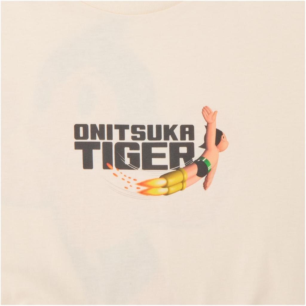 ONITSUKA TIGER Denivita Astroboy Graphic Tee Comfortable Round Neck Printed T-Shirt Men Tops White 2181B185-100