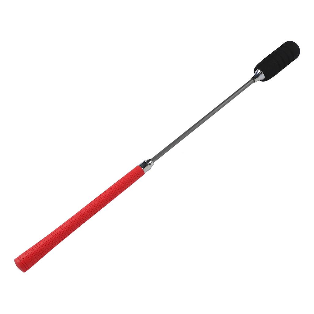 Golf Swing Training Stick Adjustable Enhanced Golf Skills Golf Swing Practice Stick for Indoor Red