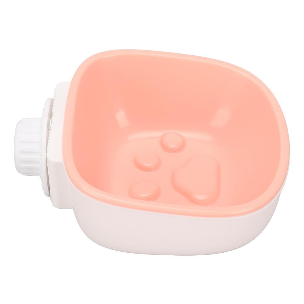 Premium Polymer Slow Feeder Bowl Hanging Crate Feeder Space-saving Pet Water Bowl  Indoor Feeding