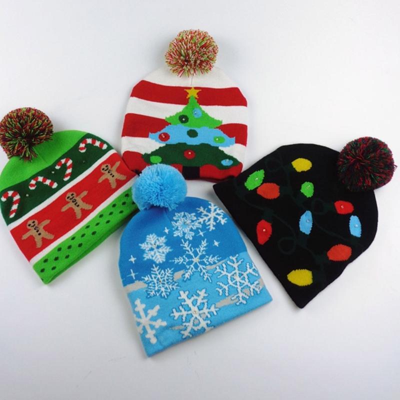 Chapeau Tricoté Chaud de Noël Écharpe à Pompons Bonnet Bébé Chapeau Bonnet avec Pompon et Ensemble Écharpe de Cou pour Enfant 3-10 Ans