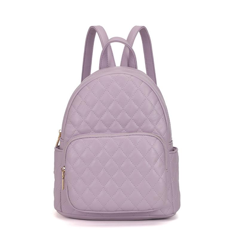 New Women s Bag Diamond Grid Backpack Fashion Shoulder Bag Large Capacity Handbag Business Small Backpack 3900₽