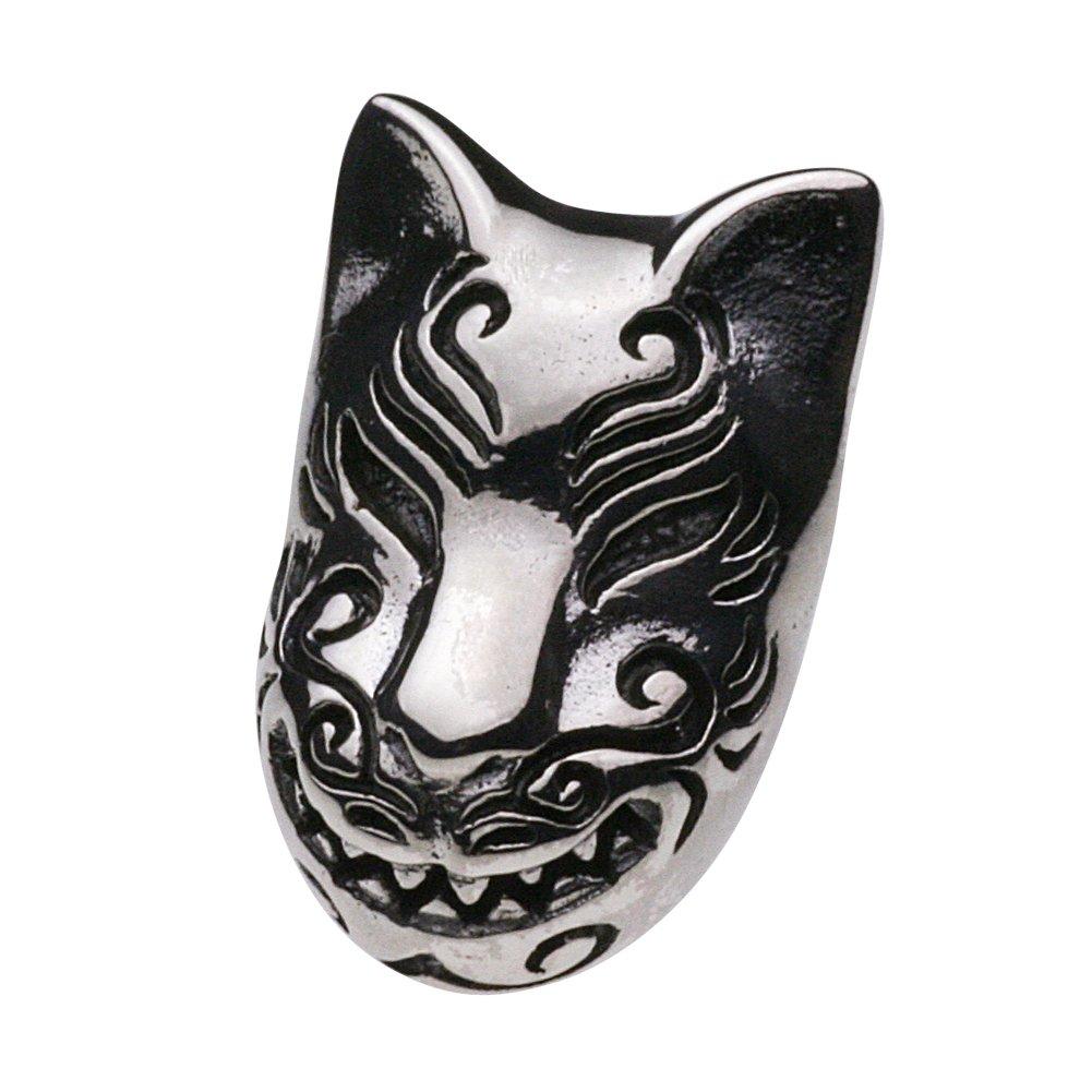 

Серьги с японским узором в виде лисы из серебра 925 пробы e0450 [Cenote] [Серебряные аксессуары]