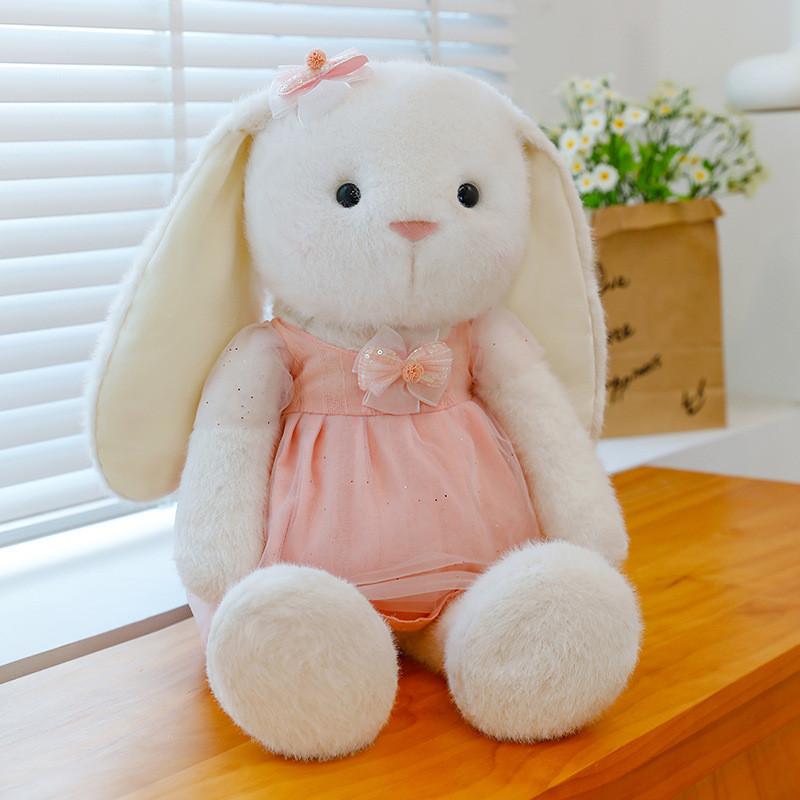 Rabbit Giant Plush Toy Bouquet With Pp Cotton Short Plush Kids Room Doll Decor