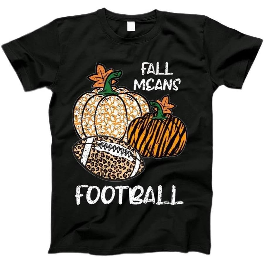 Football Halloween Design Funny Pumpkin Ghost Pattern Long Sleeve T-Shirt T-Shirt, Tanktop, Long Sleeve, Sweatshirt, Hoodie for Men, Women, Kids XXXXXL разноцветный