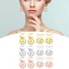 6Pairs Earring Lifters Support Backs for Heavy Earrings Adjustable Ear Lobe Lift with Storage Box Earrings Support