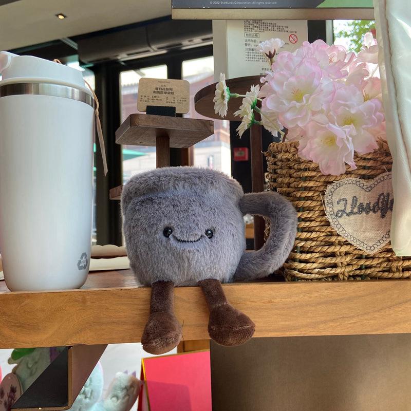 

Fun Ma Ling Chocolate Milkshake Toy Cute Milk Tea Plush Doll 10cm（70g）