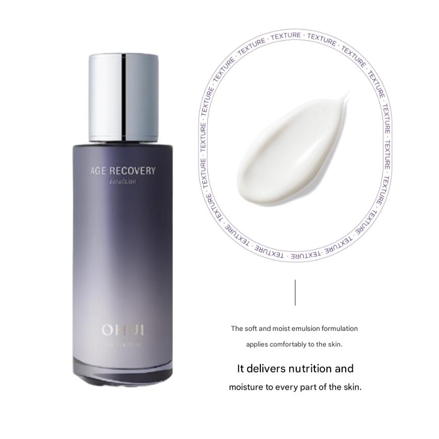 Ohui Age Recovery Special 2pcs Set (Skin Softener 150ml + Emulsion 140ml  + Random Free Gifts)