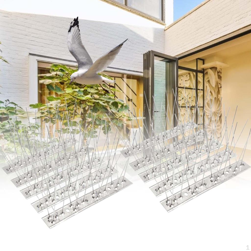 10 Pieces Outdoor Bird Thorns Animal Deterrents for Garden Crows Birds